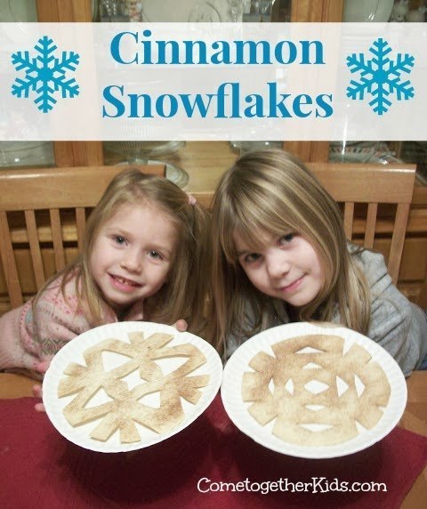 Cinnamon snowflakes are a craft you can actually eat.