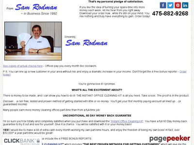 1506761587 d41d8cd98f00b204e9800998ecf8427e Sam Rodman's "Clean Up The Profits" | FIRE YOUR BOSS! Start Your Own Cleaning Service The EASY Way