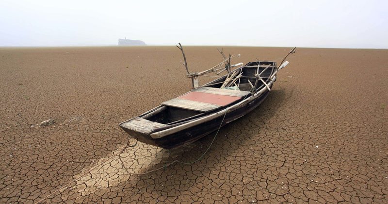 15098984915978 800x420 1478878249 Chinese Lake Three Times The Size Of Los Angeles Dries Up In Just Weeks