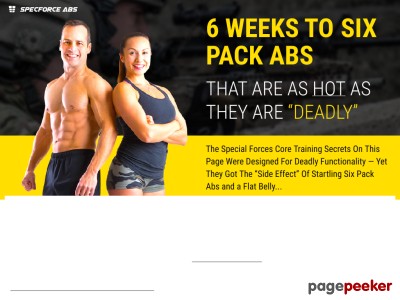 1512729252 d41d8cd98f00b204e9800998ecf8427e SpecForce Abs - 6 WEEKS TO SIX PACK ABS THAT ARE AS HOT AS THEY ARE “DEADLY”