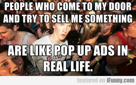 People Who Come To My Door...