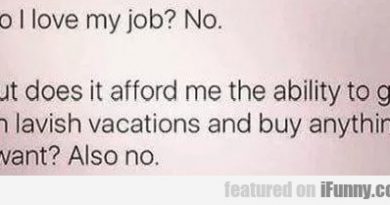 15543944553857 z1jlgytqlp Do I Love My Job? - No - But Does It Afford Me...
