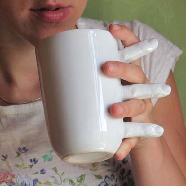 577246e49c1f995bcf69fb099725cd34 Let Your Creativity Soar By Using These 24 Incredible Coffee Mugs. #15 Is My Favorite. 9.) Finger mugs