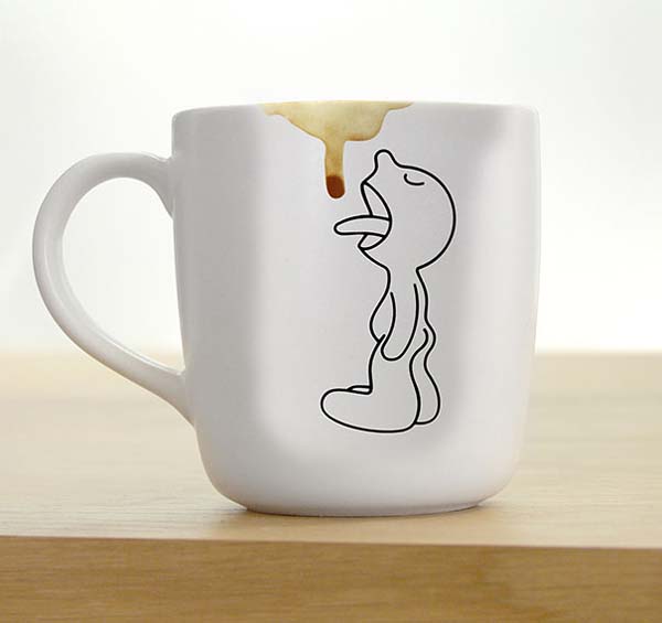 a19dbf62ce6bd9a7ea81f477e82328aa Let Your Creativity Soar By Using These 24 Incredible Coffee Mugs. #15 Is My Favorite. 23.) A mug that licks up your dribbles for you