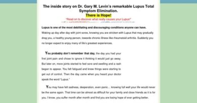 NEW! Proven Lupus Treatment by Dr Gary Levin M.D