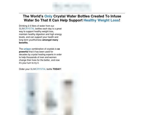 SLIMCRYSTAL – Unique Offer Huge Payouts – up to $300/Sale & $3.9 EPC
